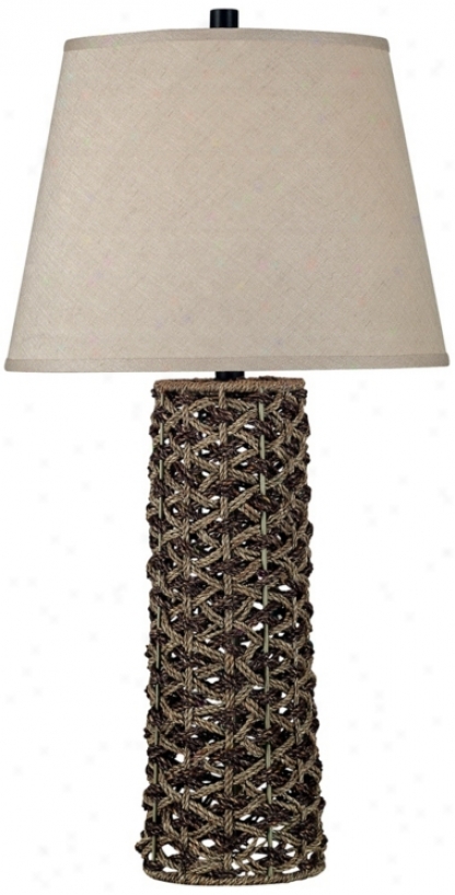 Kenroy Home Jakarta Woven Table Lamp (x9076)