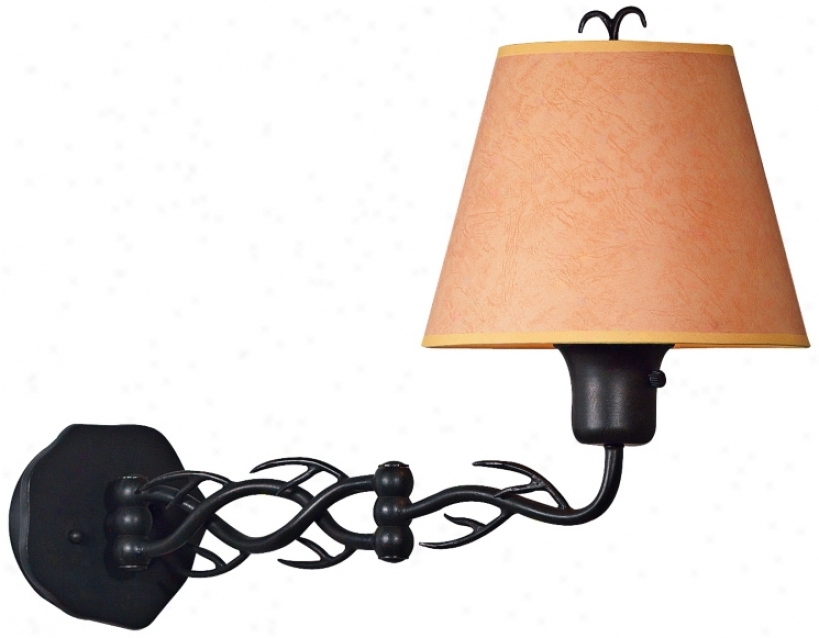 Kenroy Hpme Twigs Plug-in Swing Arm Wall Light (r8757)