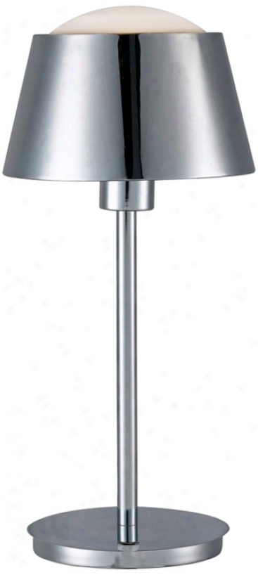 Kenroy Kramer Chrome Finish Desk Lamp (r8202)