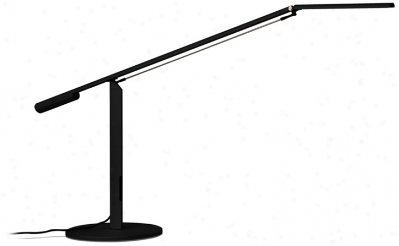 Koncept Geen 3 Equo Warm Light Led Black Desk Lamp (r5793)