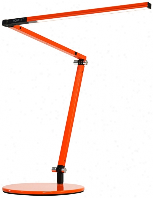 Koncept Gen 3 Z-bar Mini Warm Light Led Desk Lamp Orange (x7077)