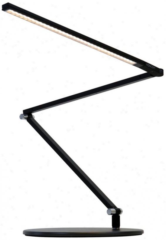 Koncept Gen 3 Z-bar Slim Warm Light Led Black Desk Lamp (v6901)