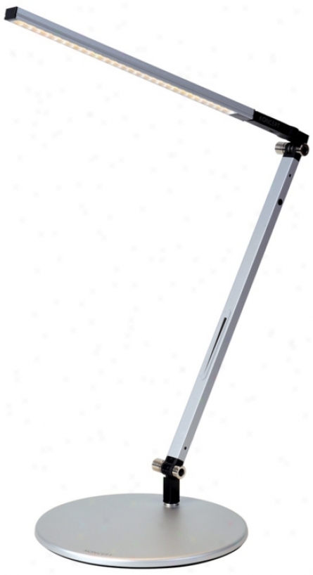 Koncept Gen 3 Z-bar Solo Warm Light Led Silverr Desk Lamp (v6920)
