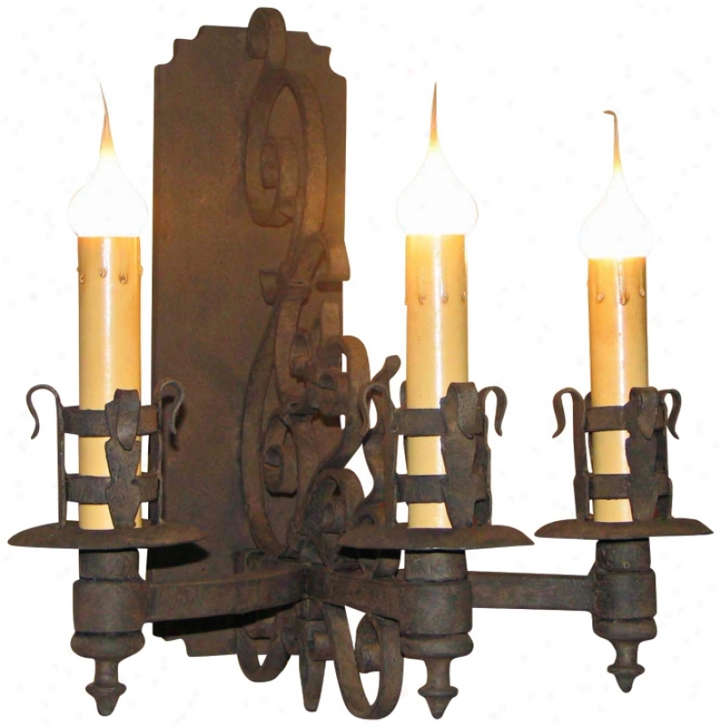 Laura Lee Gubbio 3-light 17" High Wall Sconce (t3449)