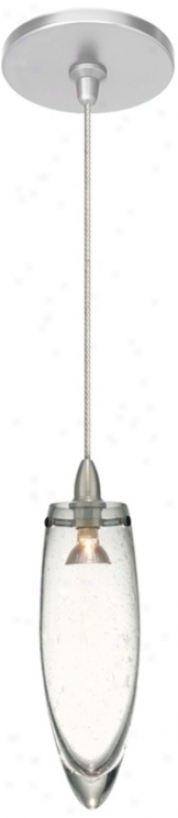 Lbl Icicle Clear Glass Nickel Pendant Light (07715-47250)