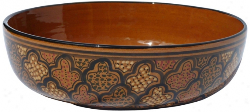 Le Souk Ceramique Honey Design Wide Salad/pasta Bowl (x9770)