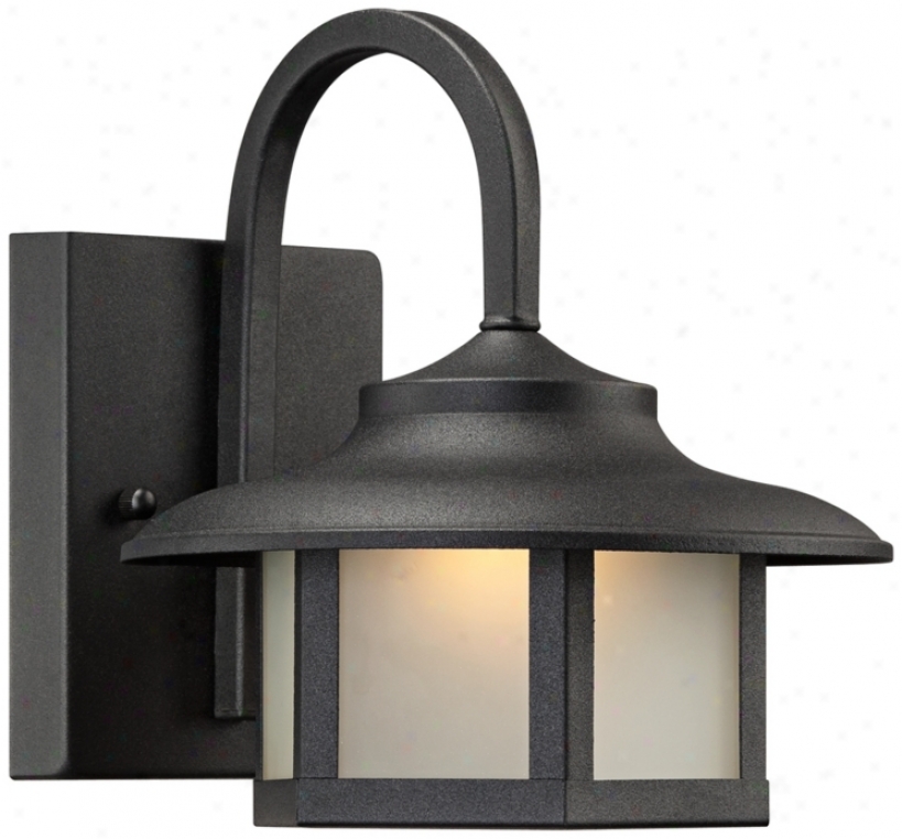Led Energy Efficient Black 8 1/2" Eminently Exterior WallL ight (t6278)