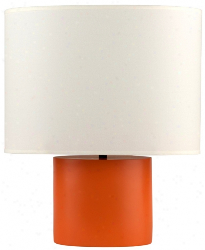 Lights Up! Devo Oval Carrot Table Lamp (t5182)