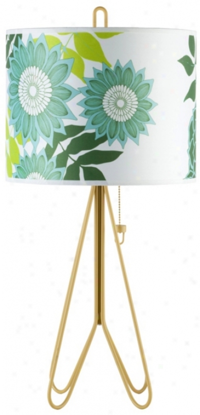 Lights Up! Flight Dark Yelpow Anna Green Protection Table Lamp (t6648)