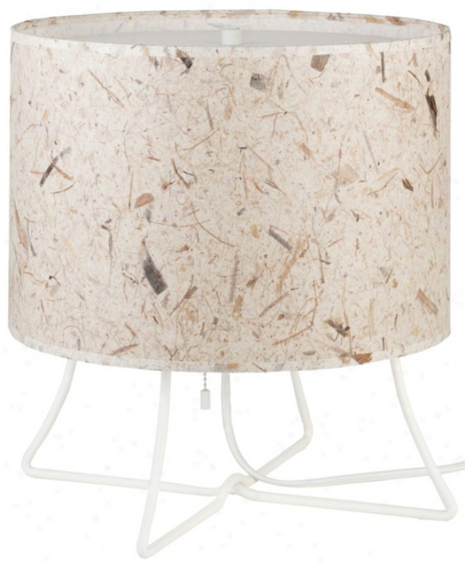Lights Up! Virgil Low Mango Leaf Shade Accent Lamp (t6665)