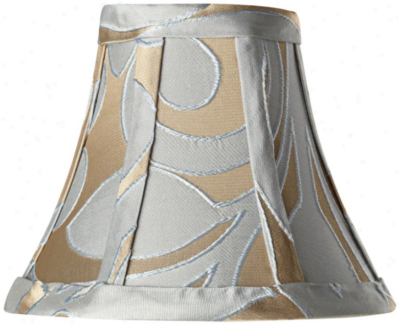 Lillian Floral Rectangle Lamp Shade 3x6x5 (clip-o)n (x0029)