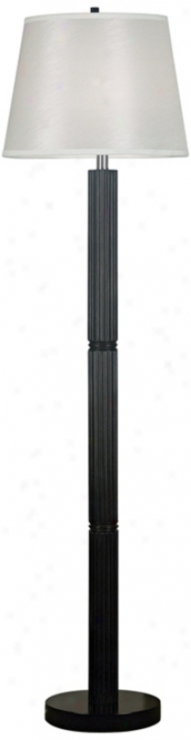 Linea Espresso Finish Floor Lamp (h9535)