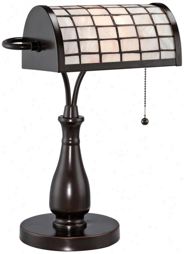 Lite Source Emmly Shell Tiffany Style Desk Lamp (w9924)