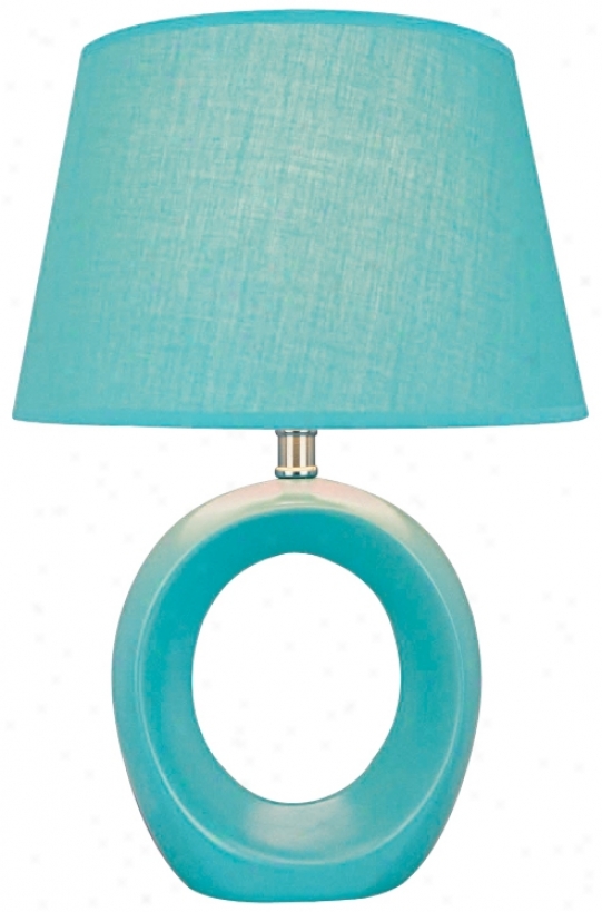 Lite Source Kito Blue Table Lamp (h3460)