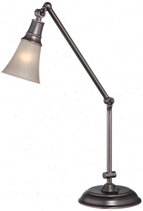 Lite Origin Mercede Antique Copper Adjustable Desk Lamp (v9528)