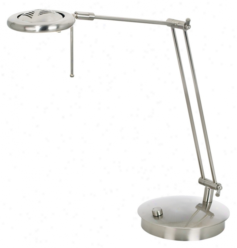 Lite Source Plain Head Adjustable Halogen Desk Lamp (15476)