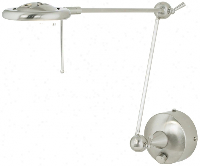 Lite Source Steel Plug-in Adjustable Swing Arm Wall Lamp (h6433)