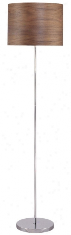 Lite Source Wood Array Shade Floor Lamp (26939)