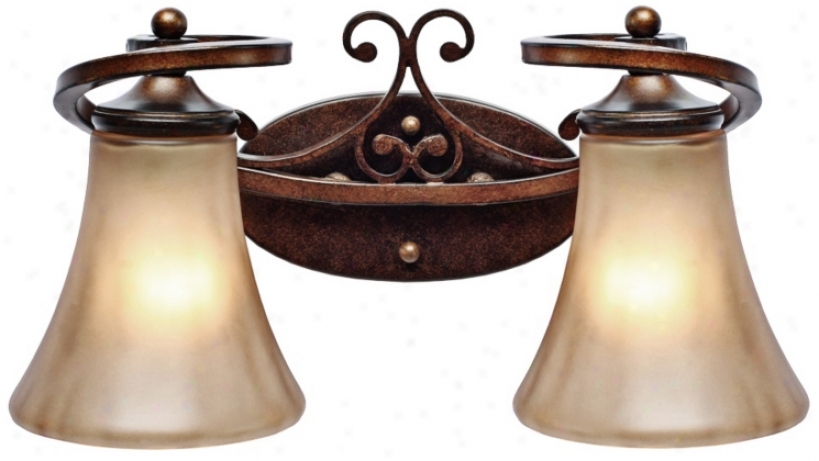 Loretto Collection 15 1/2" Wide Bathroom Wall Light (r3361)