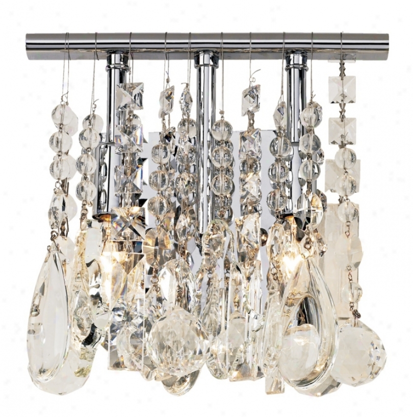 Luminous Collection Twl Light Crystal Wall Sconce (33768)