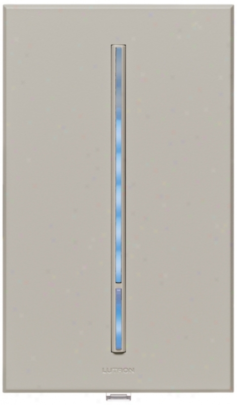Lutron Vierti 600 Watt Blue Led Multilocation Gray Dimmer (13703)