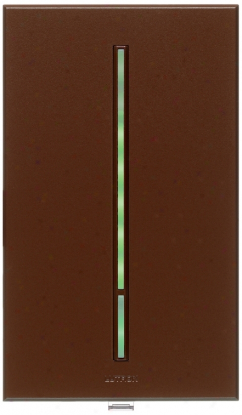 Lutron Vierti Green Led 600 Watt Single Pole Sienna Dimmer (54869)