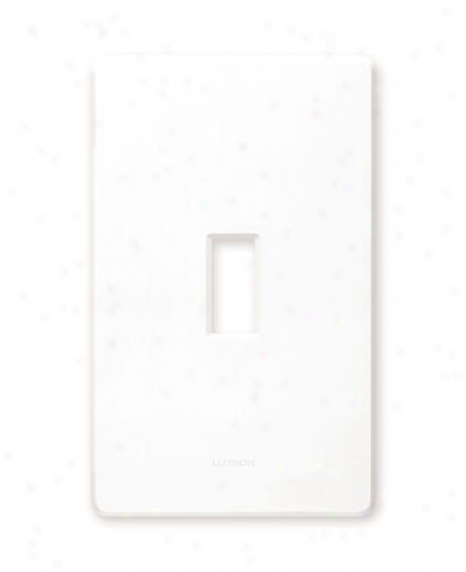 Lutron Happy Finish Screwless Gang Wall Switchplate (10889)
