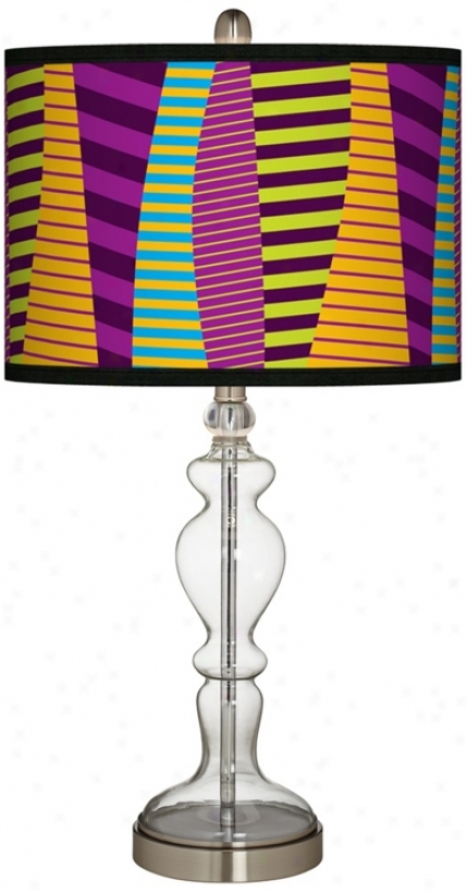 Mambo Giclee Apothecary Net Glass Table Lamp (w9862-y7256)
