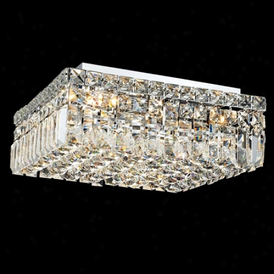 Maxim Collection 14&qot; Square Crystal Ceiling Porous (y3837)