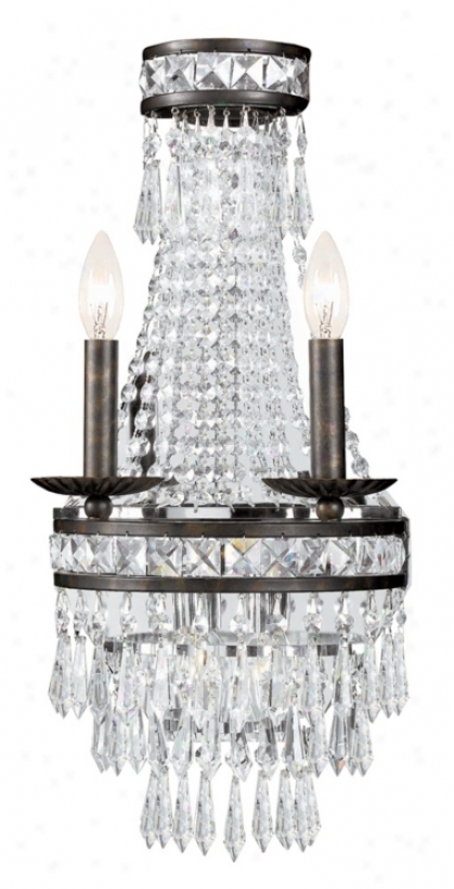 Mercer Collection Crystal 22" High 4-light Wall Sconce (k2923)