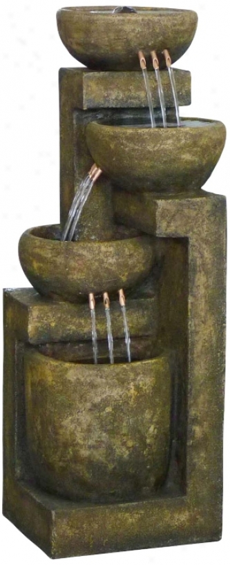Mesa Verde Jar Three-tier Fountain (x5335)