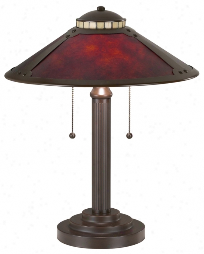 Mica Collection Missin-style Desk Lamp (78448)
