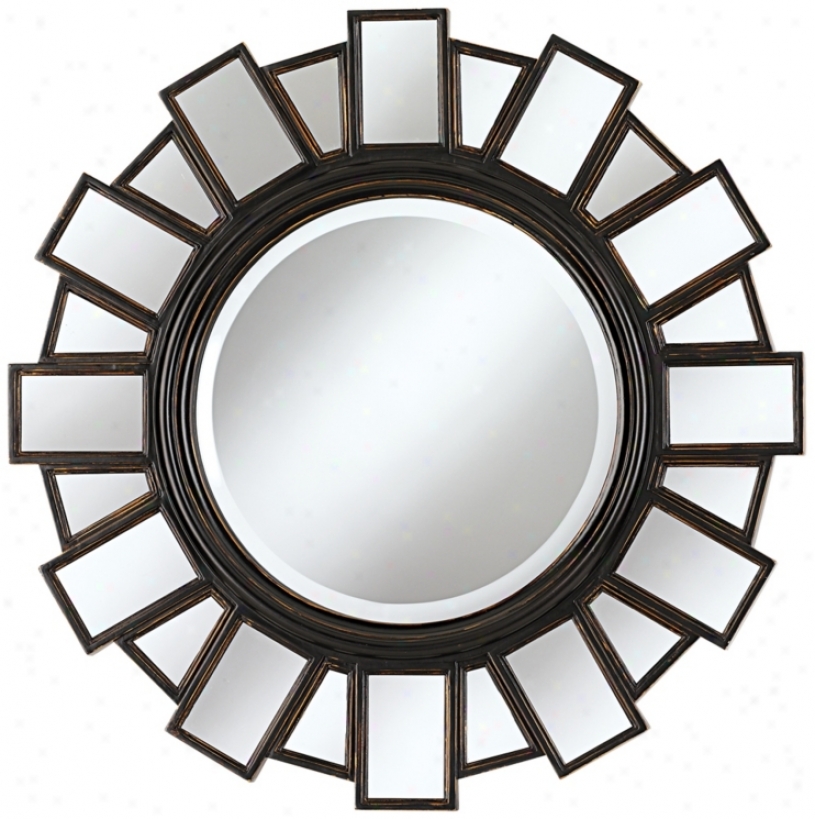 Mirrored Frame 35 1/2" Wide Moonlight Wall Mirror (t6801)