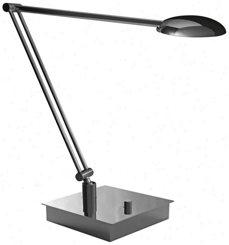 Mondoluz Vital Chromium Led Desk Lamp With Jointed Arm (v7385)