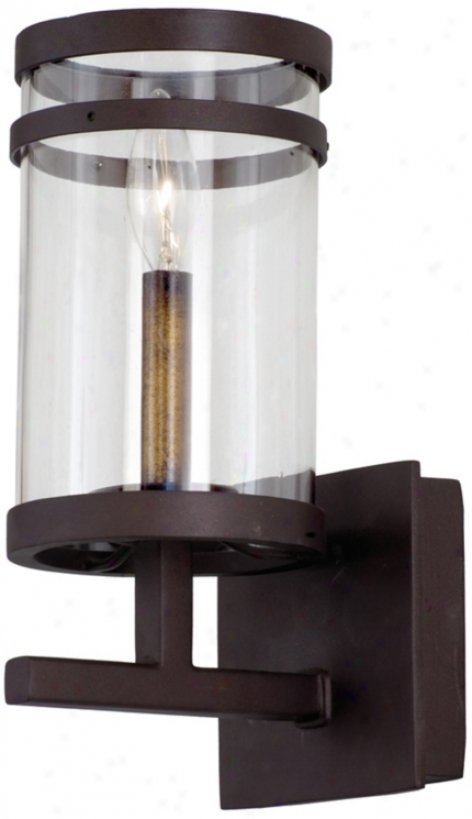 Morris Collection Satin Bronze 12" High Wall Sconce (k1754)