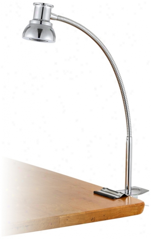 Osrak Chrome Clamp-on Desk Lamp (p9609)