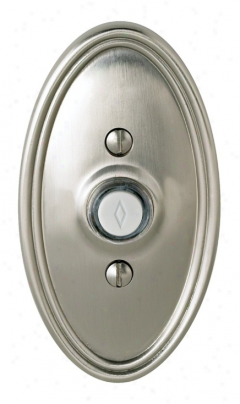 Oval Tuscany Onset Door Button (83707)