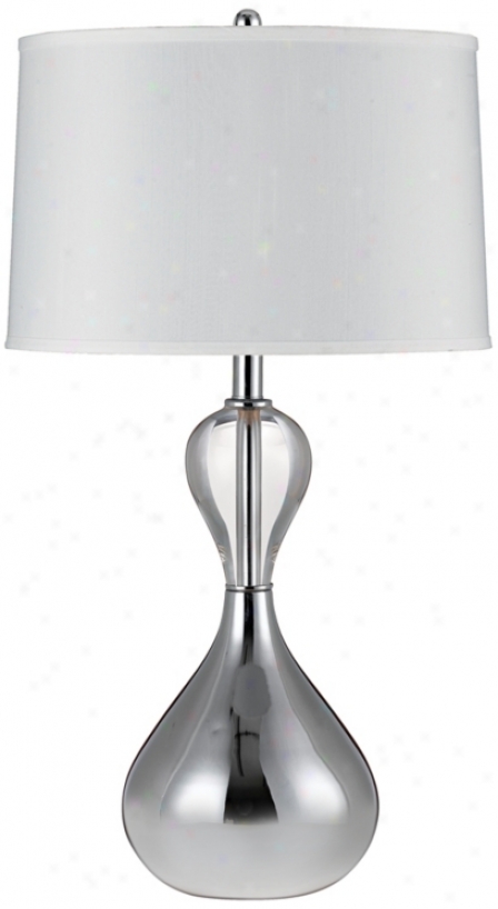 Ozark Crystal And Metal Table Lamp (n4564)