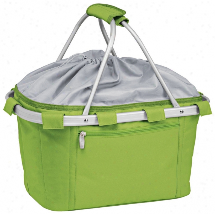Picnic Time Metro Collapsible Lime Green Basket (w8180)
