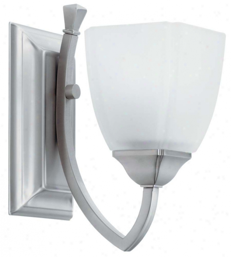 Piedmount Collection 10 1/2" High Nickel Wall Sconce (91174)
