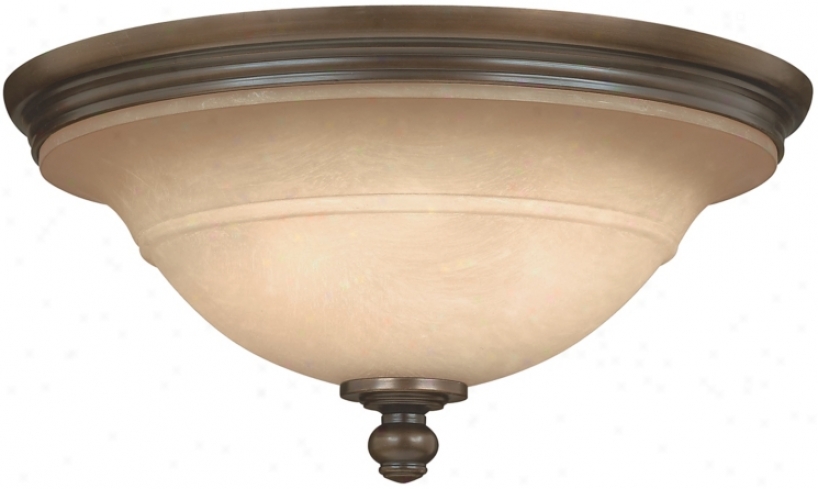 Plymouth Collection Olde Bronze 17 1/2" Wide Ceiling Light (k3260)