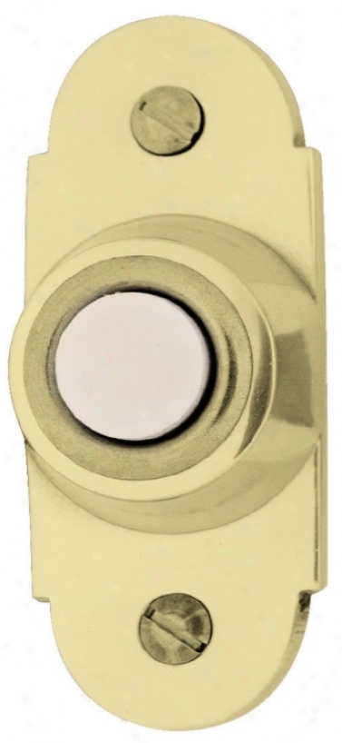 Polisyed Brass Lighted Doorbell Button (k6244)