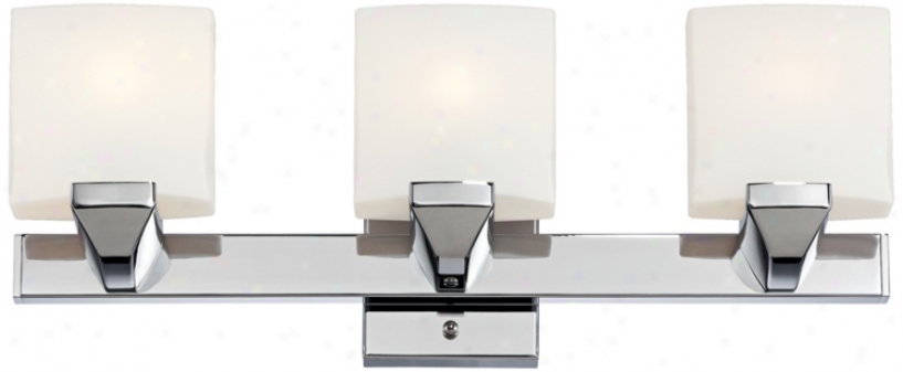 Possini Contempo 20 3/4" Wide Chrome Bathroom Wall Light (u111)