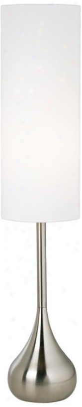 Possini Euro Brushed Strel Moderne Droplet Floor Lamp (79456)