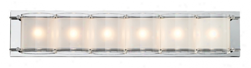 Possini Euro Design Glass Bands 23 3/8" Wide Bath Light (63328)