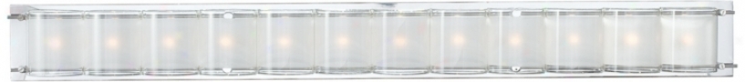 Possini Euro Design Glass Bands 45" Wide Bath Light (p1208)