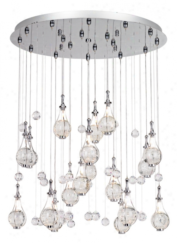 Possini Euro Paperweight Crystal Chandelier (12270)