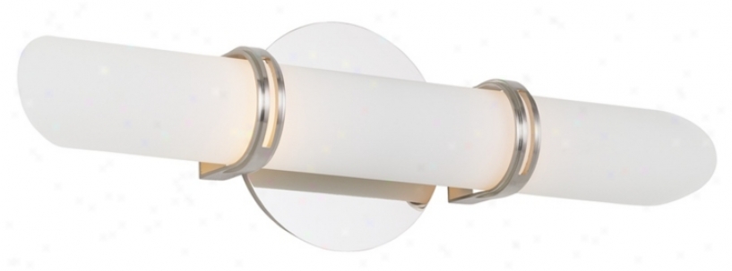 Possini Opal White 18" Wide Ada Compliant Bathroom Light (26472)