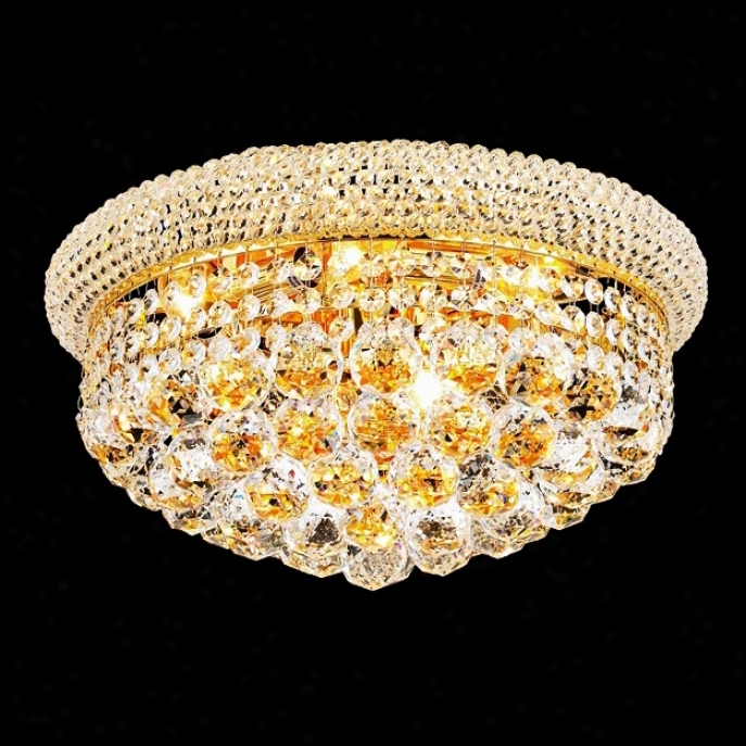 Primo 8-light  Royal Cug Crystal And Gold Ceiling Light (y3729)