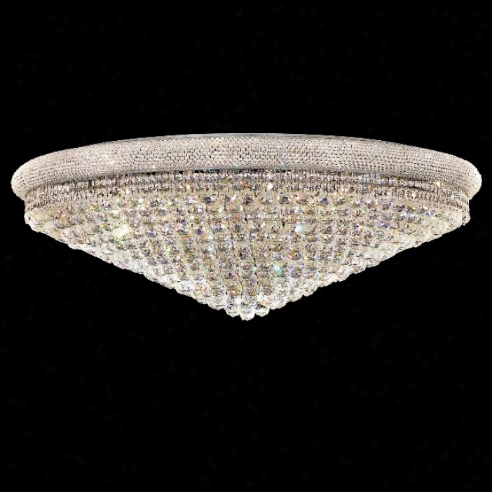 Primo Royal Cut Crystal And Chrome 48" Wide Ceiling Light (y3748)